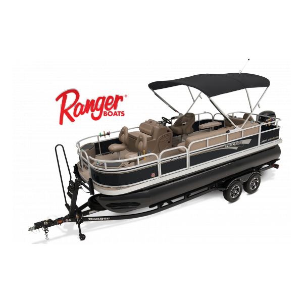 pontoon boat, 2024 RANGER Reata Classic Series - 200F, Exclusive Auto Marine Vernon, fishing pontoon,  power boat, outboard motor, Mercury marine