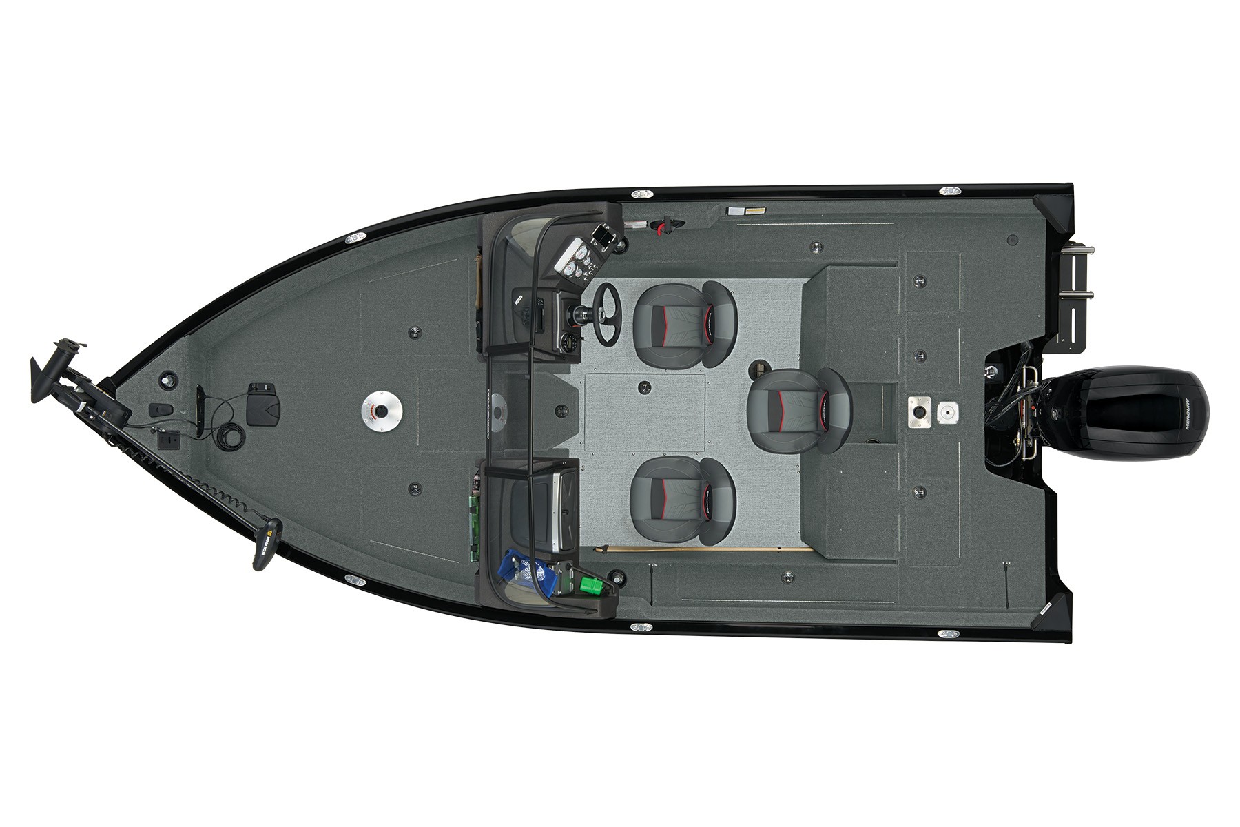 fishing boat, 2024 Tracker ProGuide V175 Combo, aluminum boat, power boat, outboard motors, Mercury marine