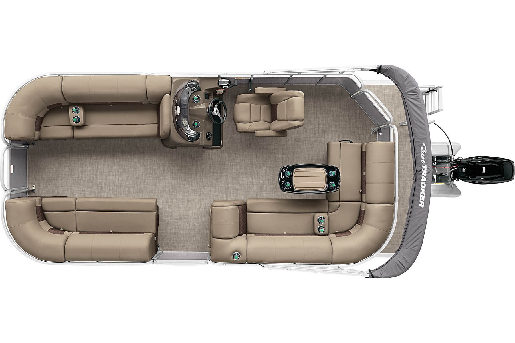 pontoon boat 2022 Suntracker Party Barge 20 Exclusive Auto Marine power boat outboard motor