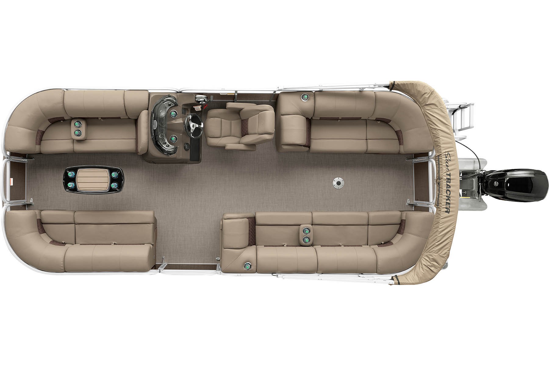 pontoon boat 2022 Suntracker Party Barge 22 Exclusive Auto Marine power boat outboard motor