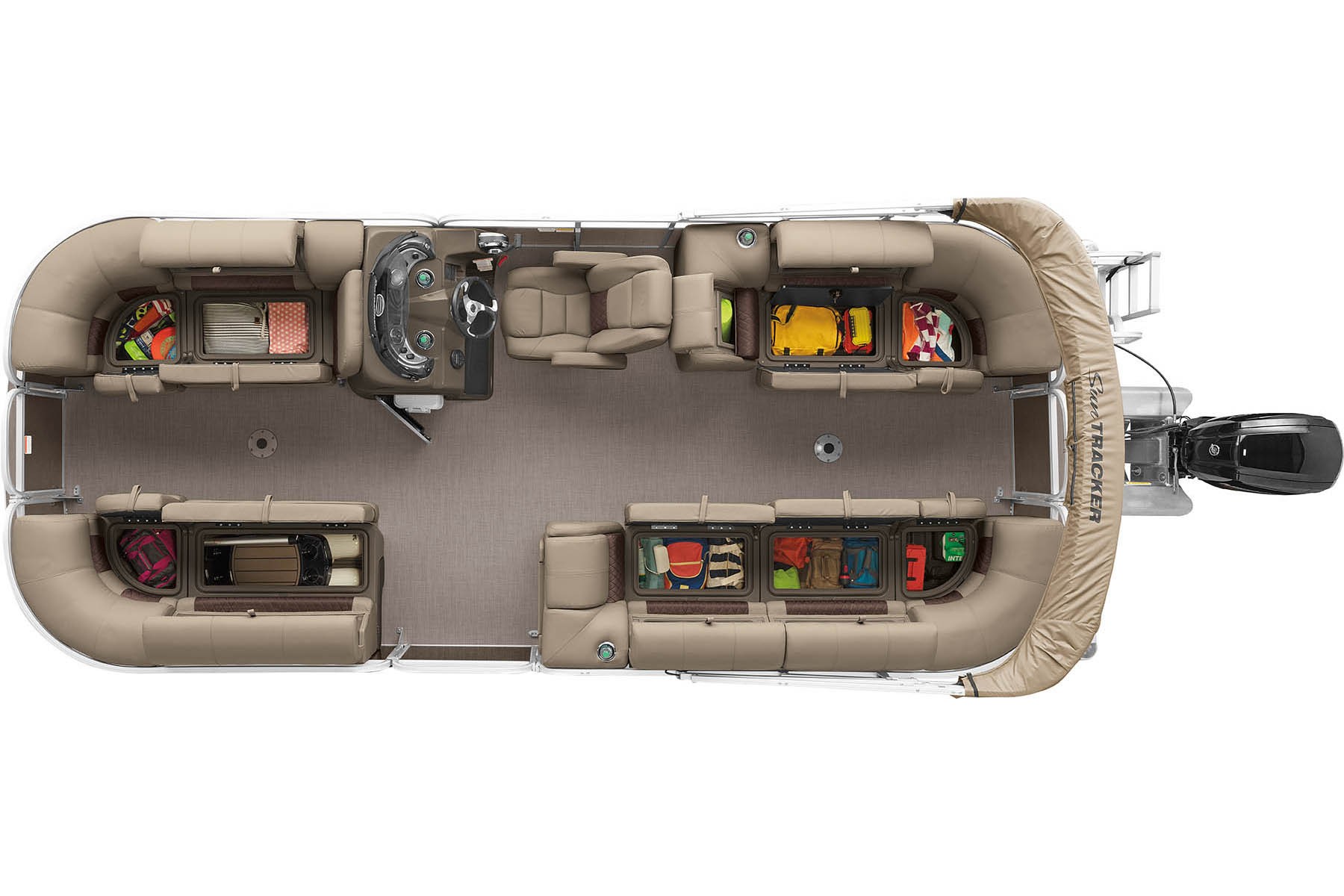 pontoon boat 2022 Suntracker Party Barge 22 Exclusive Auto Marine power boat outboard motor