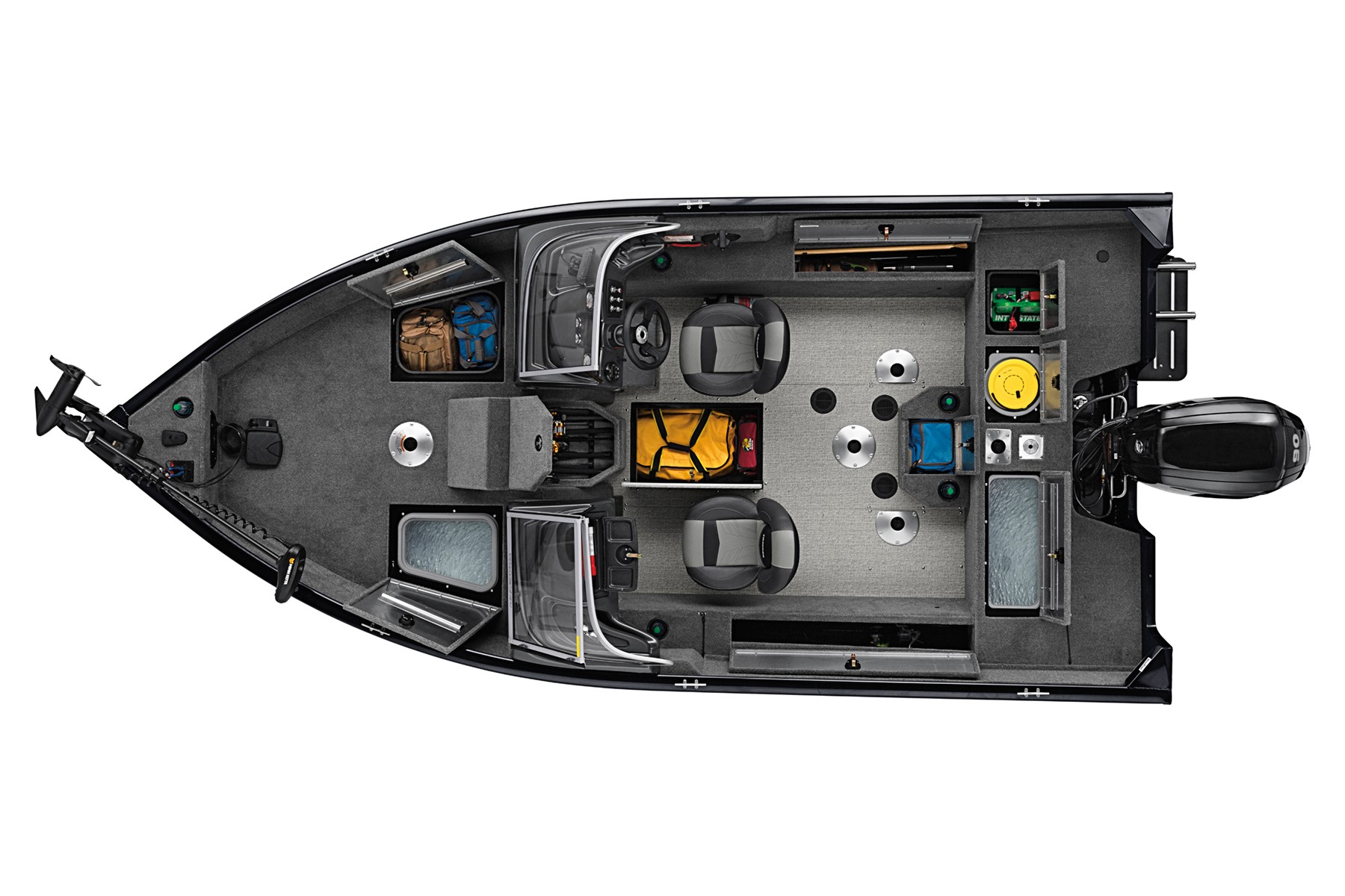 aluminum fishing boat 2022 Tracker ProGuide V175 Combo Exclusive Auto Marine power boat outboard motor