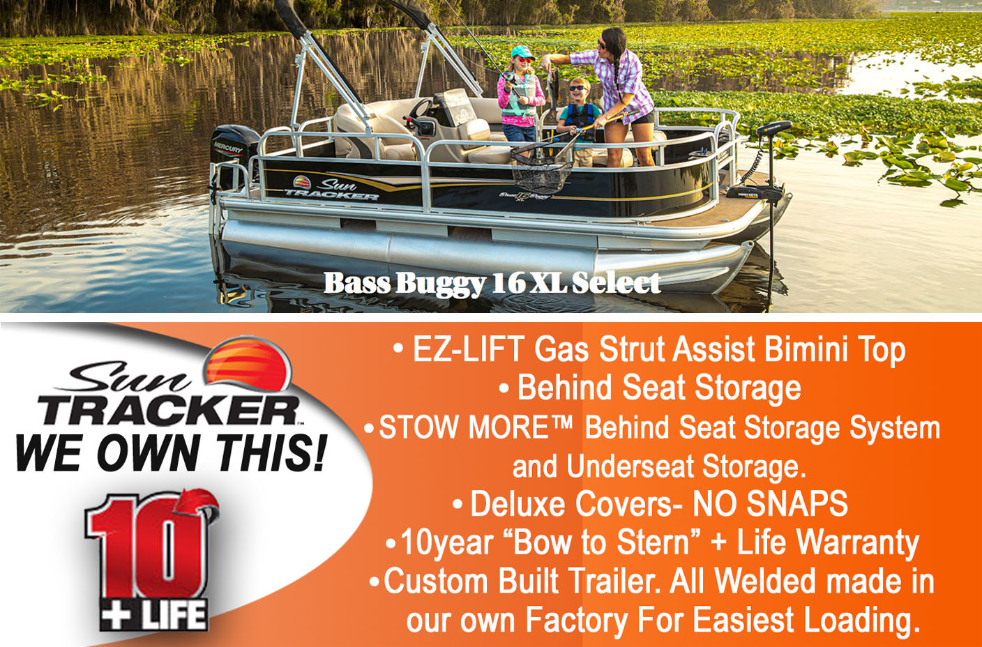 2021 Bass Buggy 16 XLS Exclusive Auto Marine pontoon boats fishing boats SunTracker boats