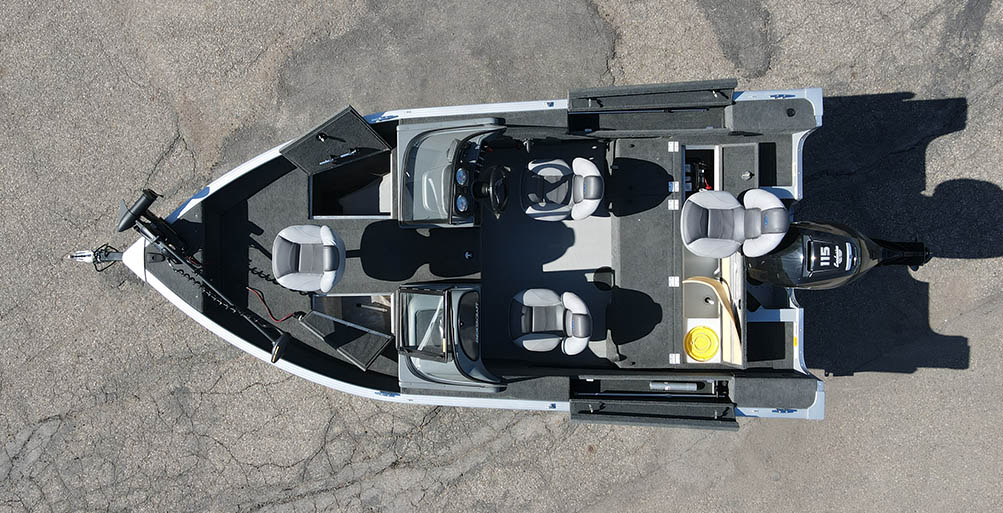 used fishing boat, 2015 Smokercraft Pro Angler XL 172, Exclusive Auto Marine, power boat outboard motor, Mercury marine