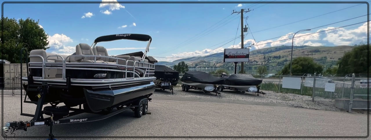 pontoon boat, 2023 Ranger Reata 223 Fish and Cruise, Exclusive Auto Marine, power boat, outboard motor, Mercury Marine