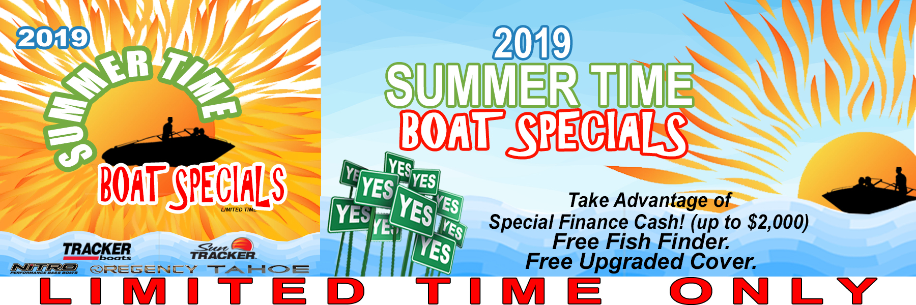 2019 Summer Time Boat Specials