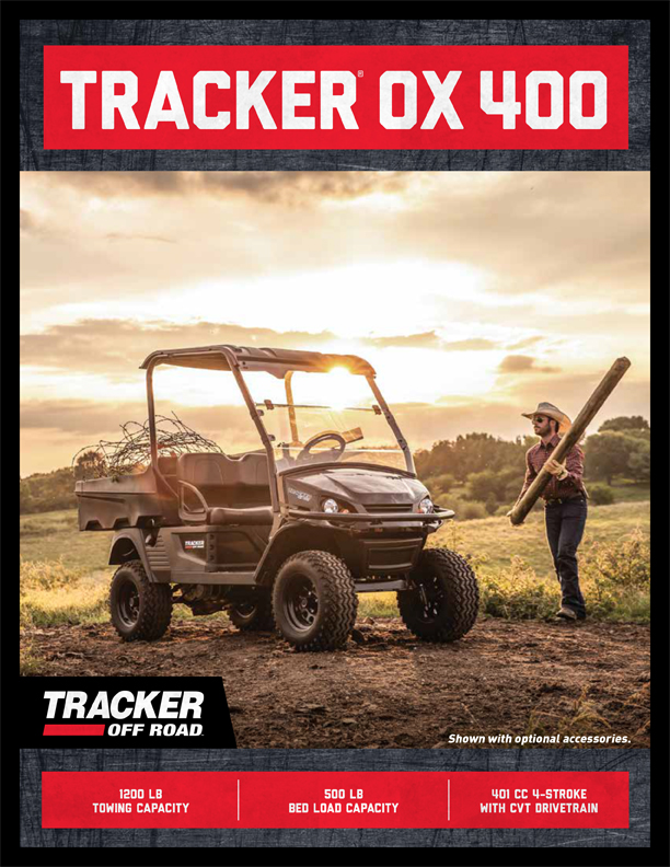 Tracker OX400 Exclusive Auto Marine Tracker Off Road Side-by-side