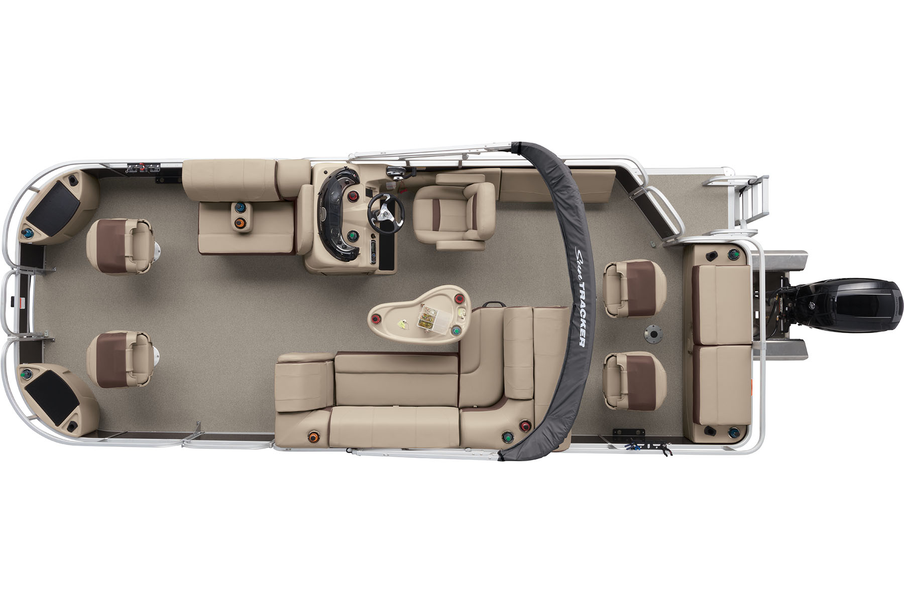 Fishin' Barge 22 XP3 Exclusive Auto Marine pontoon boat fishing boat