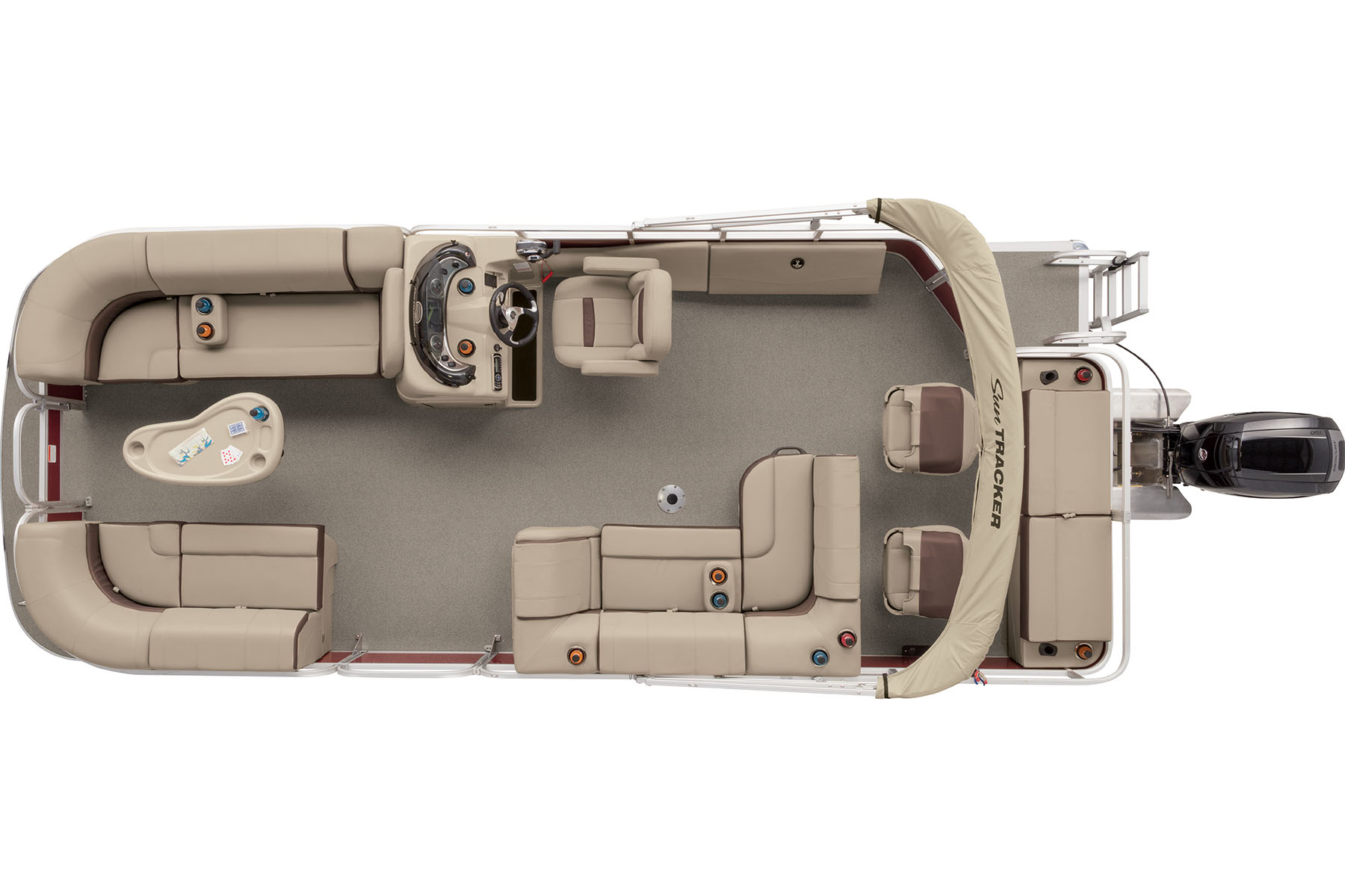 Sport Fish 22 DLX Exclusive Auto Marine pontoon boat fishing boat