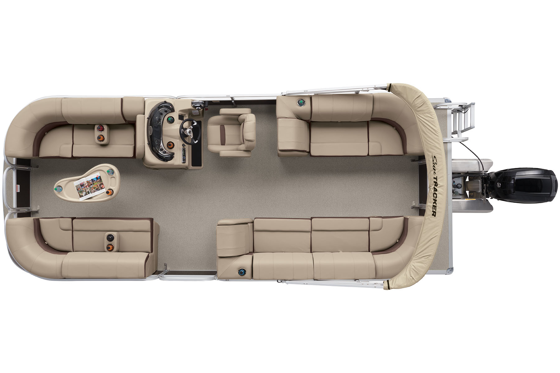 Party Barge 22 DLX Exclusive Auto Marine pontoon boat