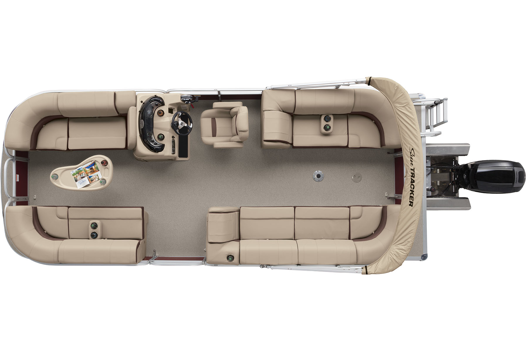 Party Barge 22 XP3 Exclusive Auto Marine pontoon boat