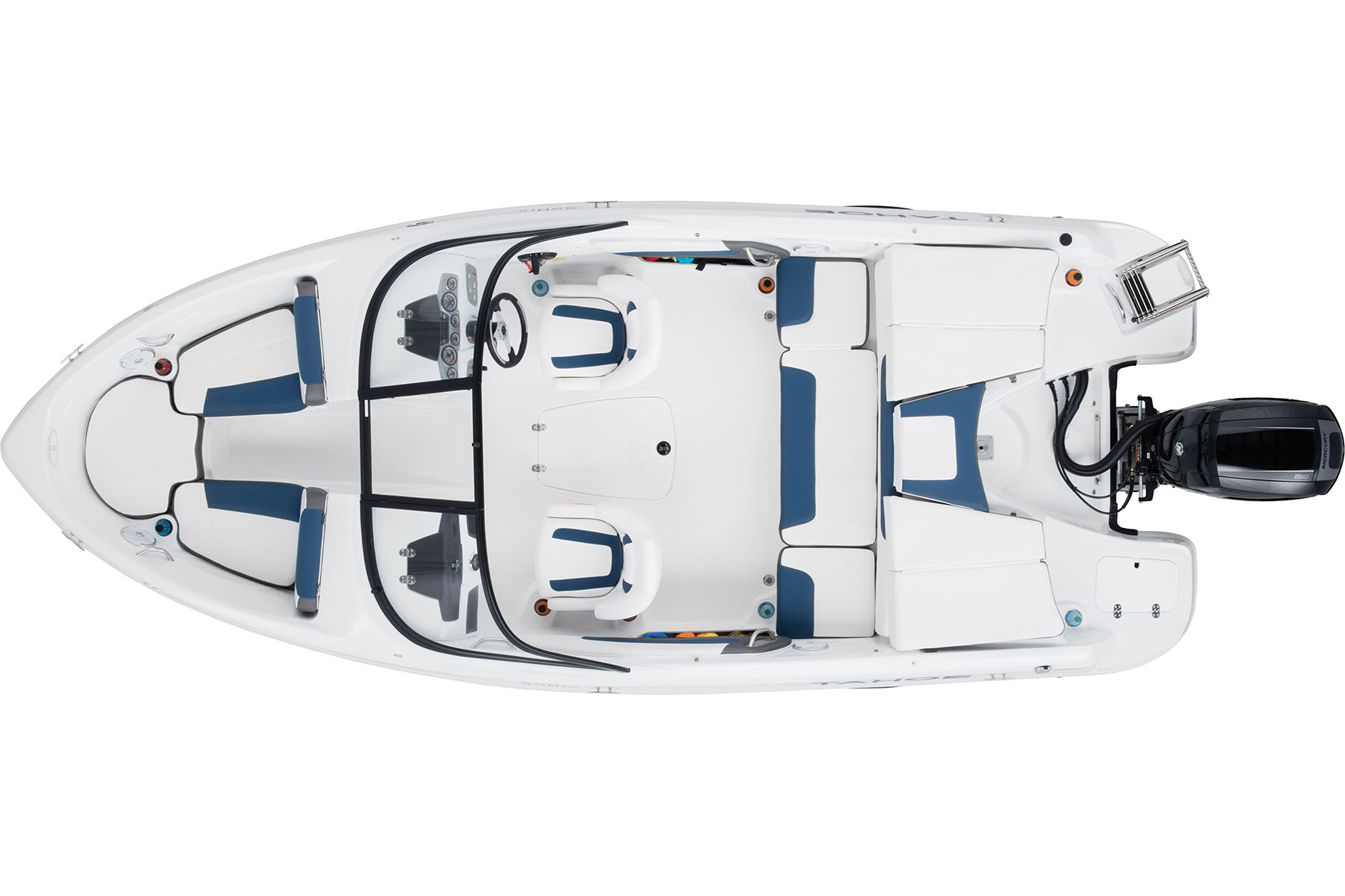 2019 Tahoe 550 TS Exclusive Auto Marine fiberglass ski boat