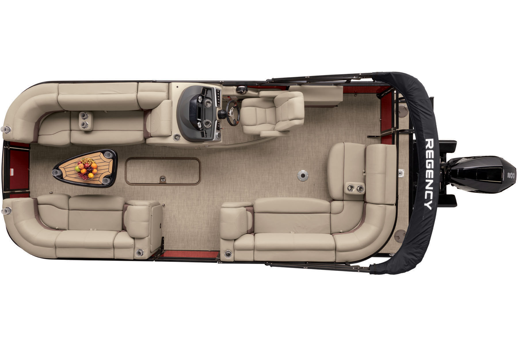 2019 Regency 210 DL3 Exclusive Auto Marine luxury pontoon boat
