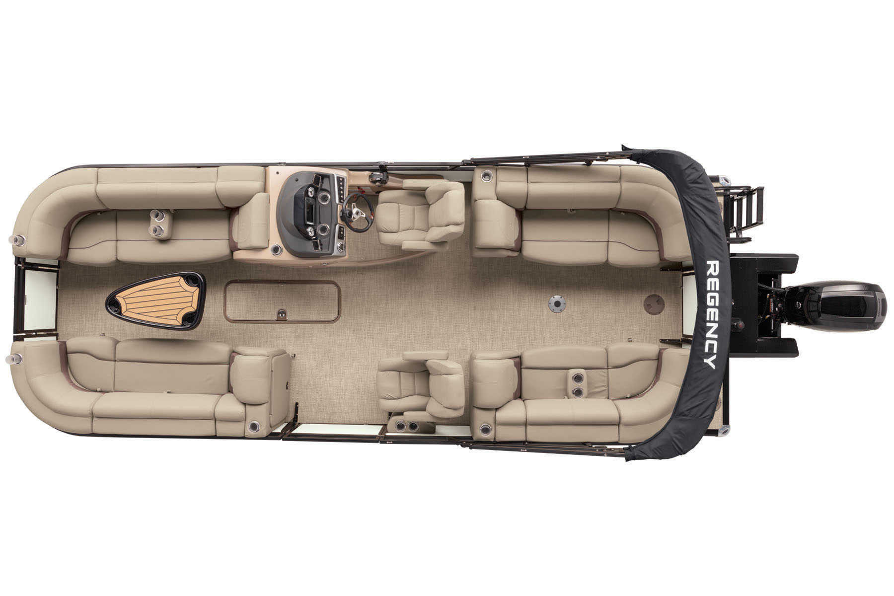 2019 Regency 230 DL3 Exclusive Auto Marine luxury pontoon boat