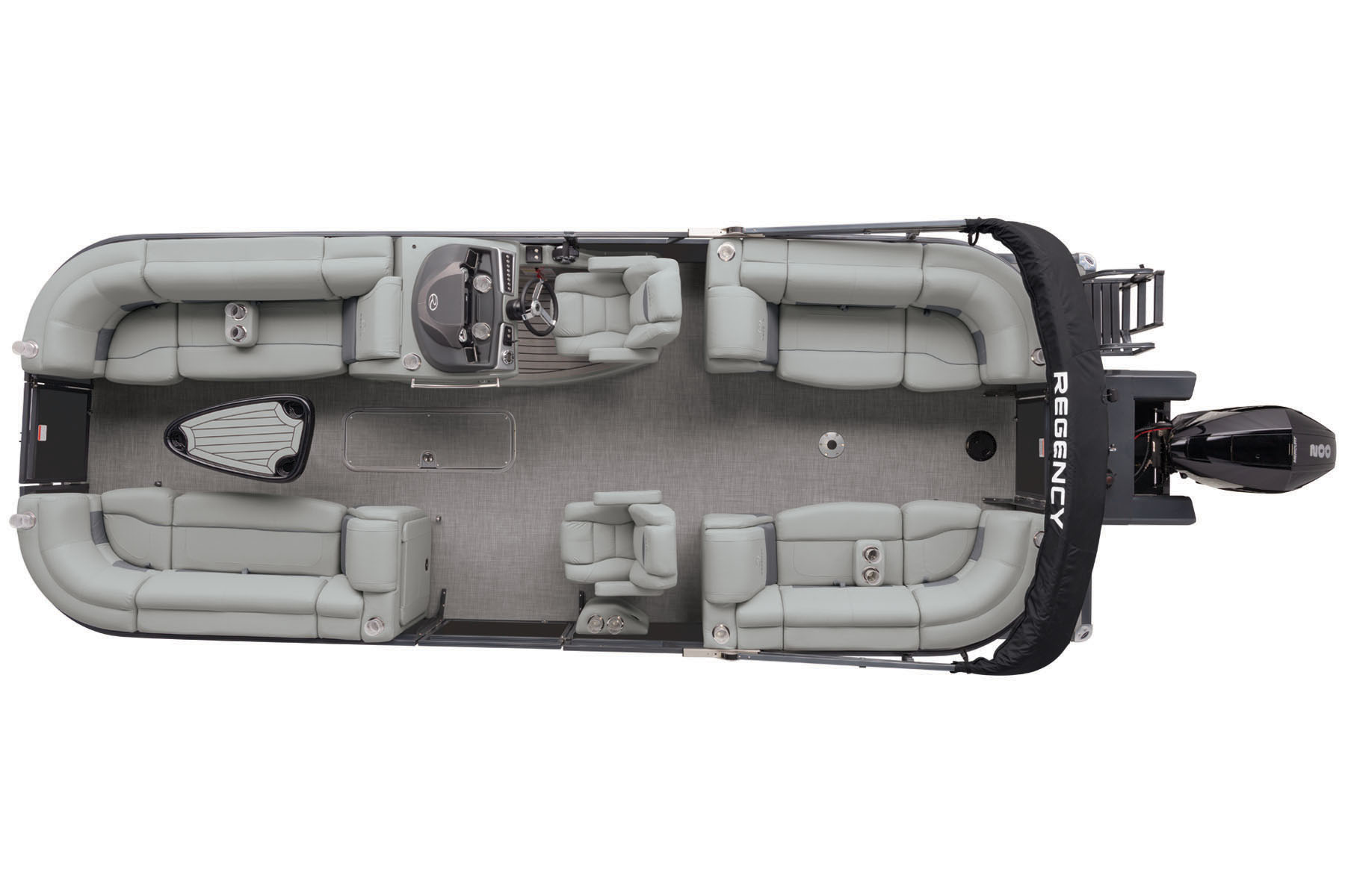 Regency 230 LE3 Exclusive Auto Marine luxury pontoon boat
