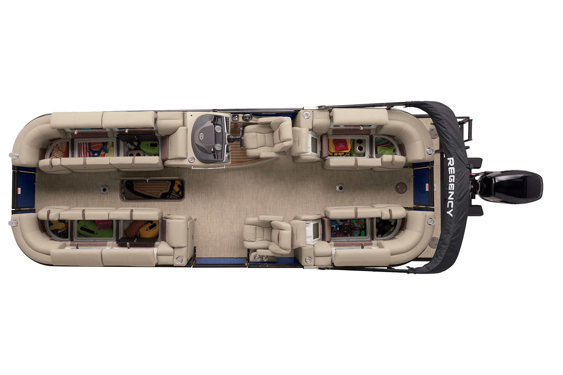 2019 Regency 250 LE3 Exclusive Auto Marine luxury pontoon boat
