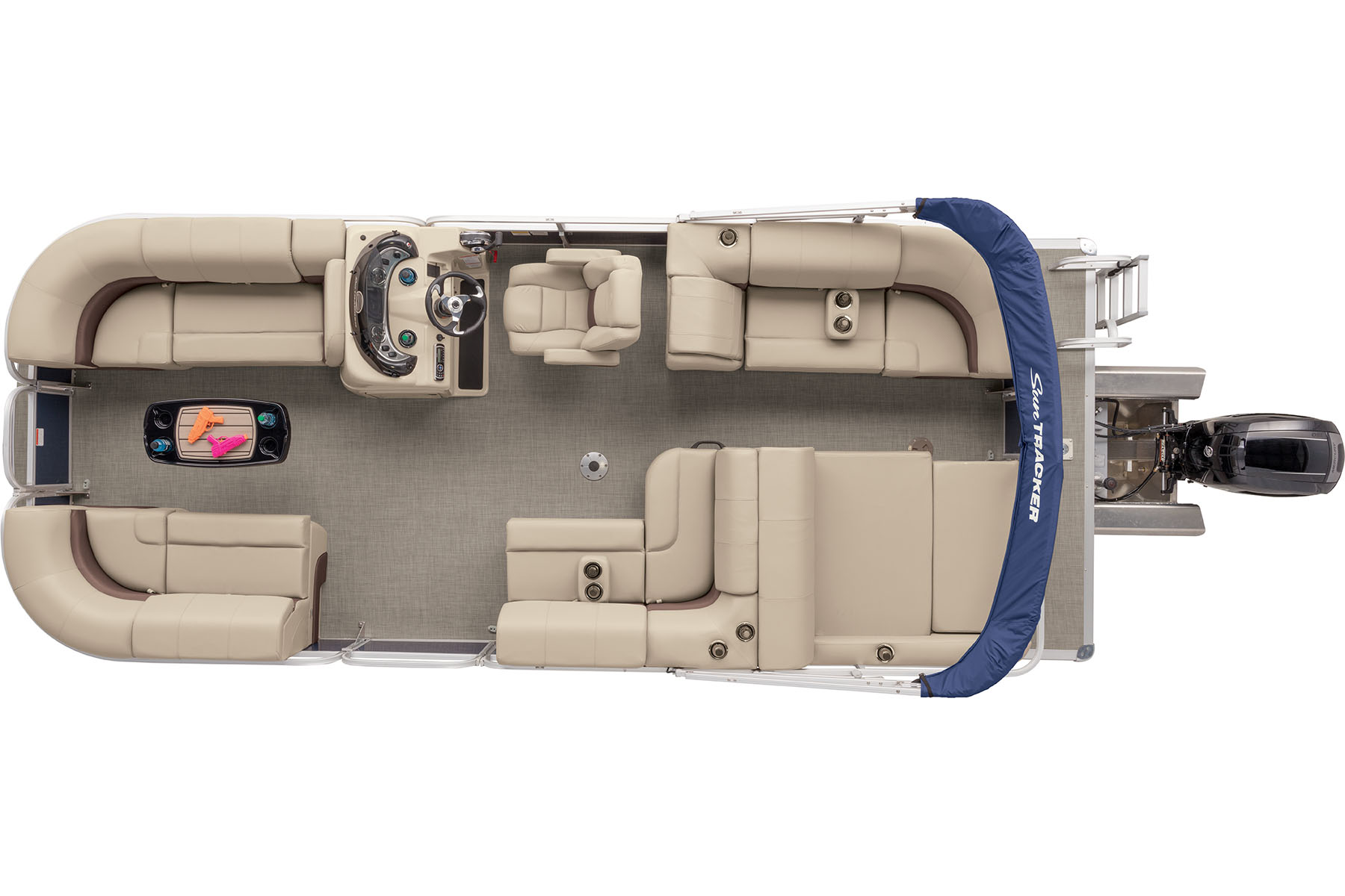 Party Barge 22 RF XP3 Exclusive Auto Marine pontoon boat