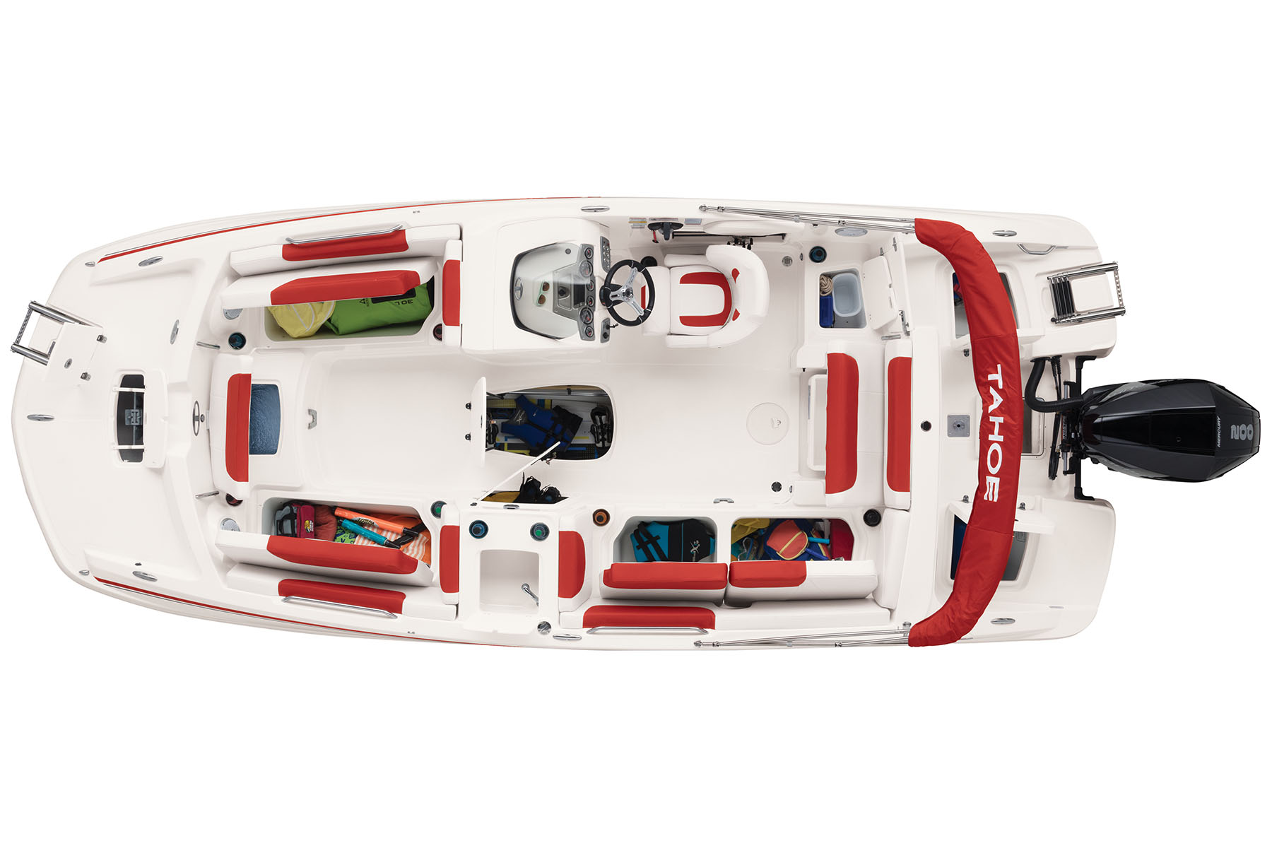 Tahoe 2150 Exclusive Auto Marine deck boat fiberglass boat