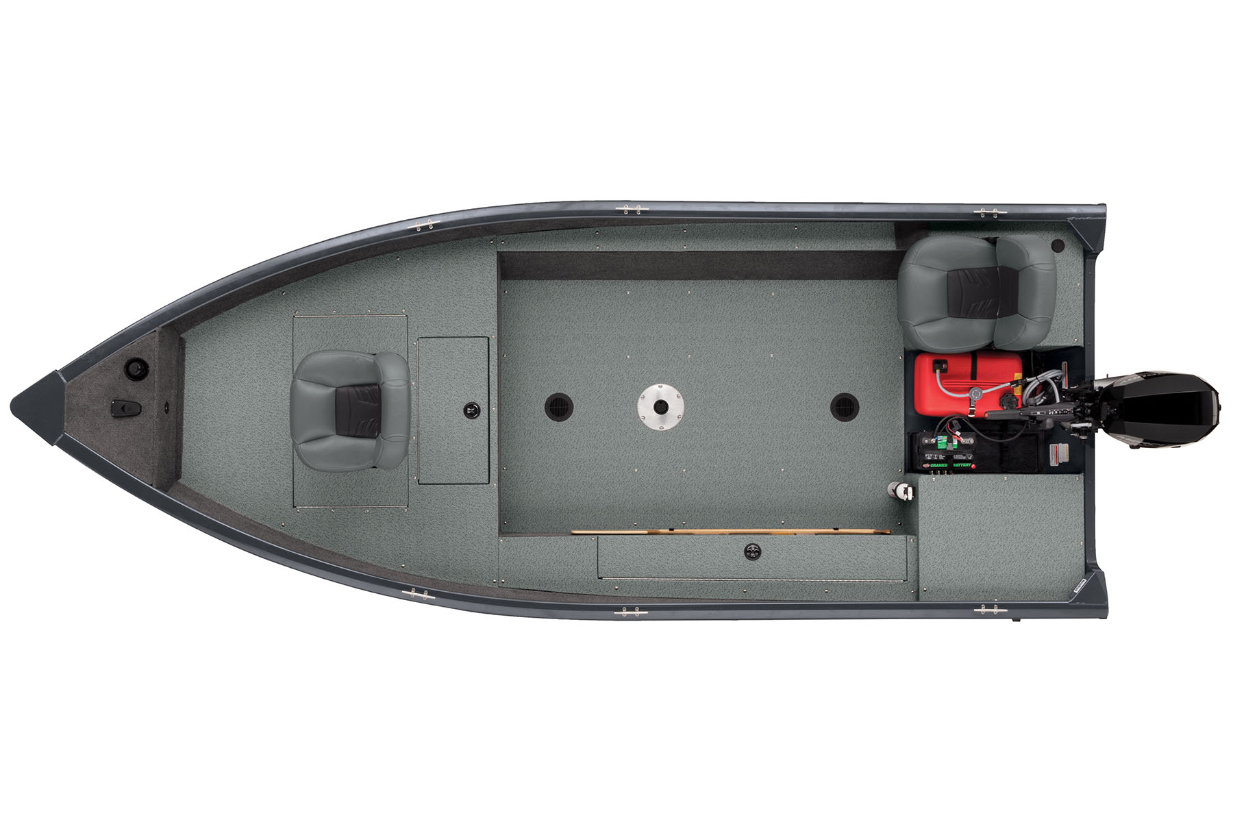 Guide V-16 Laker DLX T Exclusive Auto Marine fishing boat aluminum boat