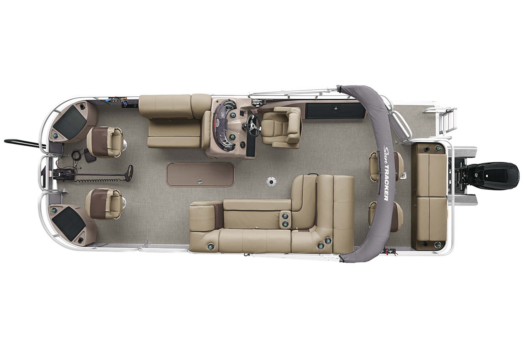 2020 SunTracker Fishin Barge 22 XP3 Exclusive Auto Marine pontoon boats