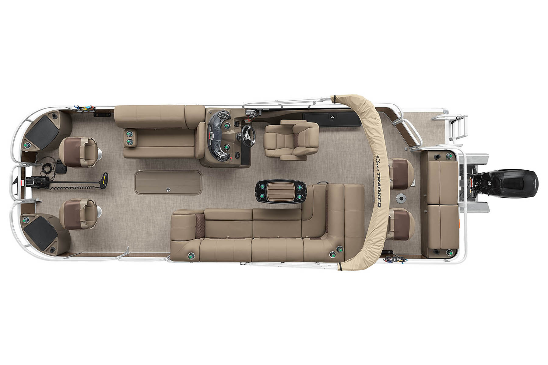 2021 FISHIN' BARGE 24 XP3 Exclusive Auto Marine pontoon boat fishing boat