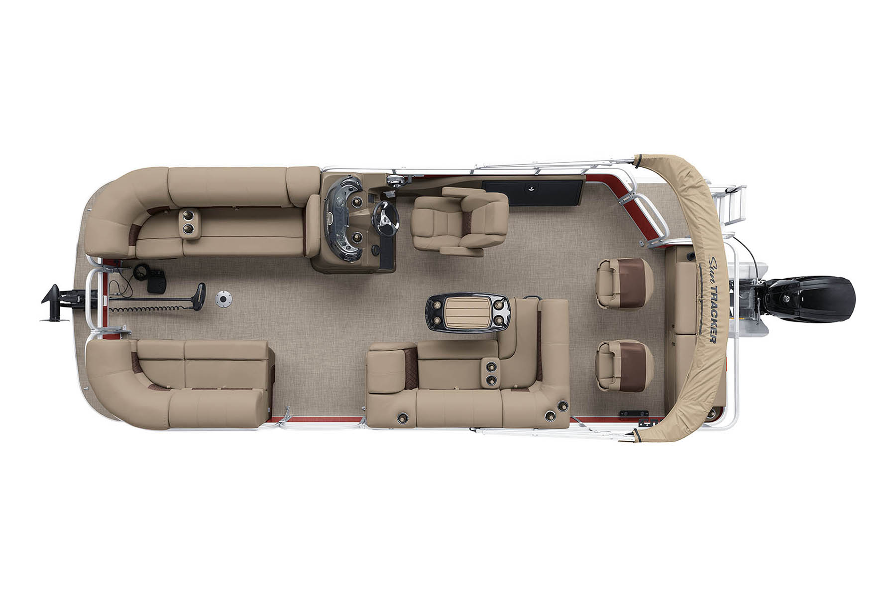 2021 SPORTFISH™ 22 DLX Exclusive Auto Marine pontoon boat fishing boat