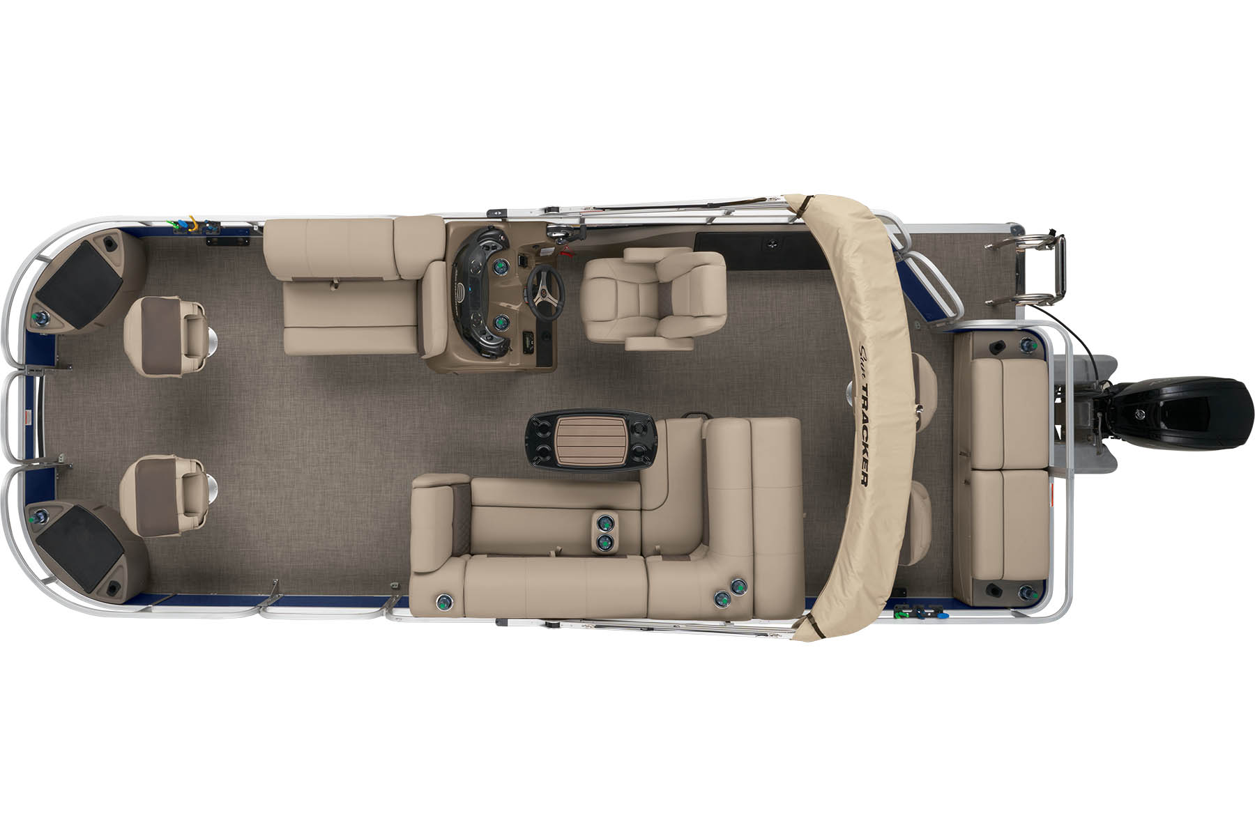 2023 Suntracker Fishin' Barge 22 DLX, Exclusive Auto Marine, fishing pontoon boat, power boat, outboard motors, mercury marine