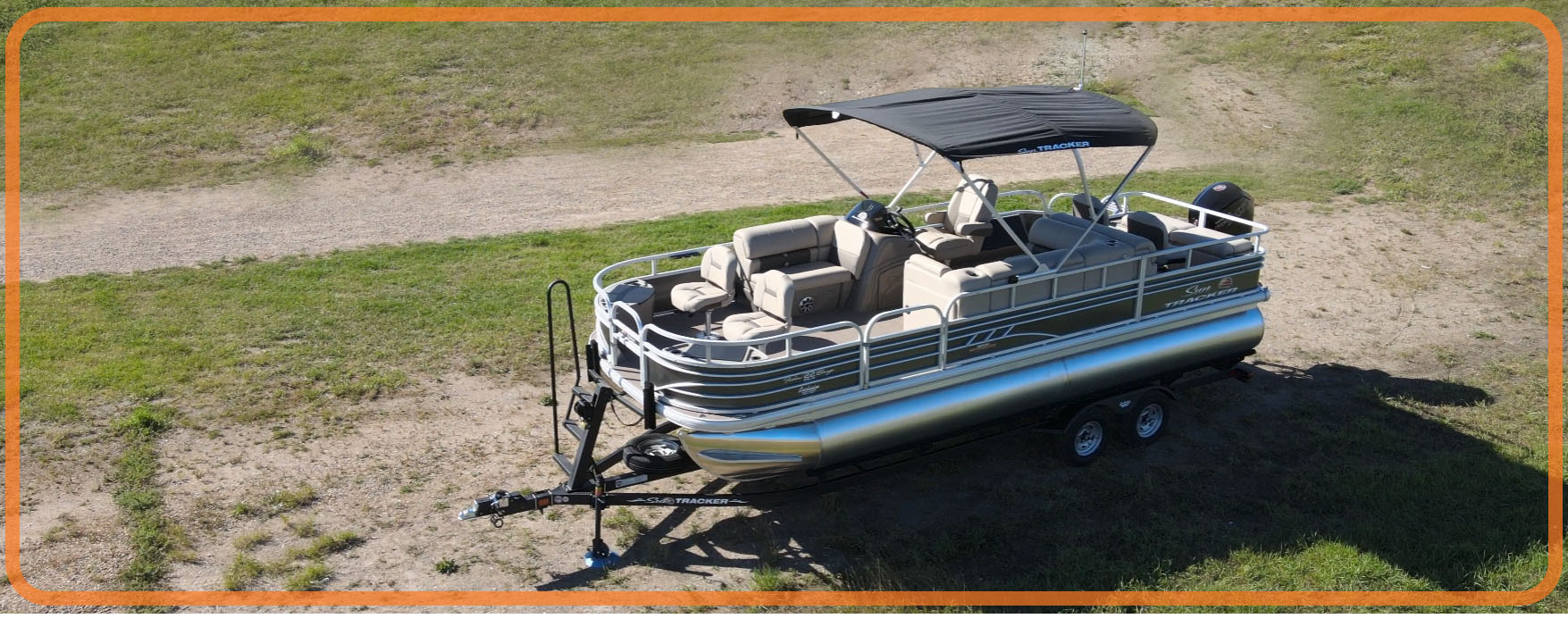 2023 Suntracker Fishin' Barge 22 DLX, Exclusive Auto Marine, fishing pontoon boat, power boat, outboard motors, mercury marine 