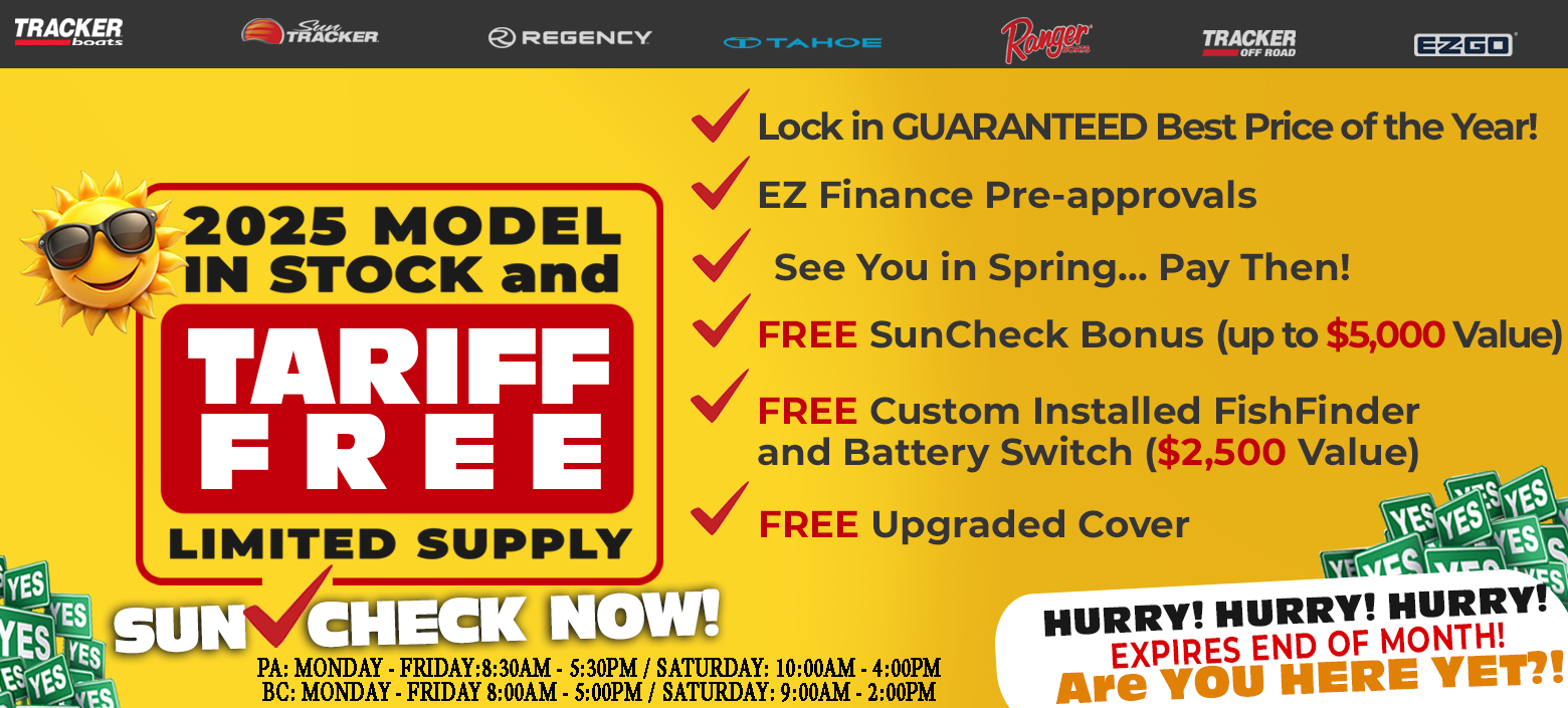 2025 MODEL IN STOCK AND TARIFF FREE