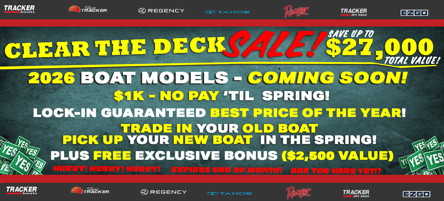 CLEAR THE DECK SALE
