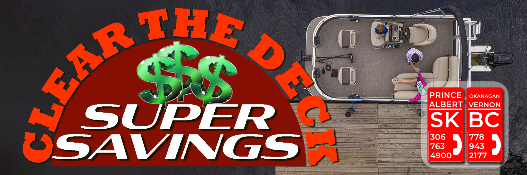 October - Clear the Deck Super Savings!