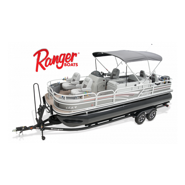 pontoon boat, 2023 Ranger Reata - 223F, Exclusive Auto Marine, power boat, outboard motor, Mercury Marine