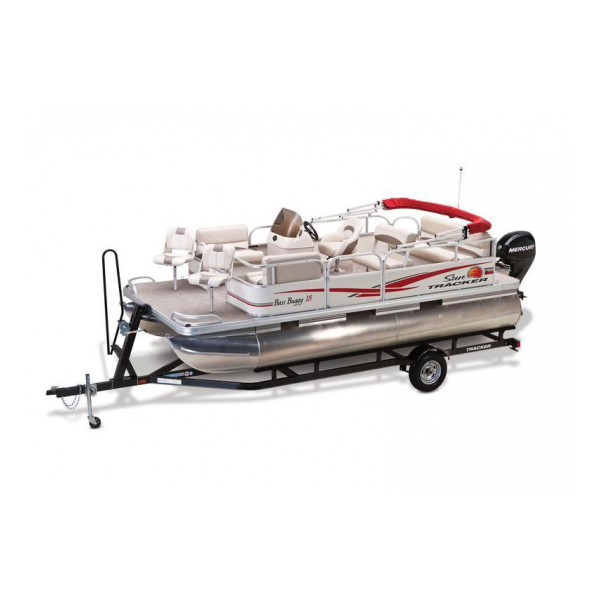 used pontoon boats, 2011 SunTracker Bass Buggy 18 DLX , Excusive Auto Marine,  power boat, outboard motor, Mercury Marine 