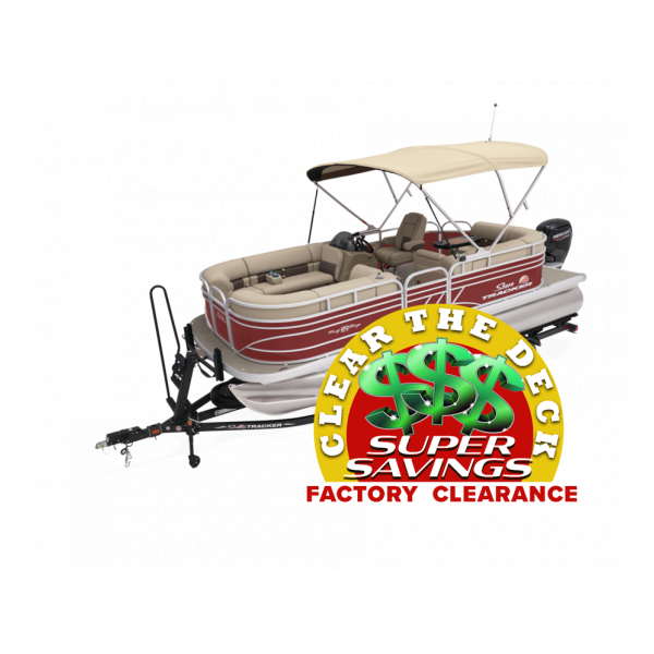 2023 Suntracker Party Barge 20 DLX, Exclusive Auto Marine, recreational pontoon boat, power boat, outboard motor, mercury marine