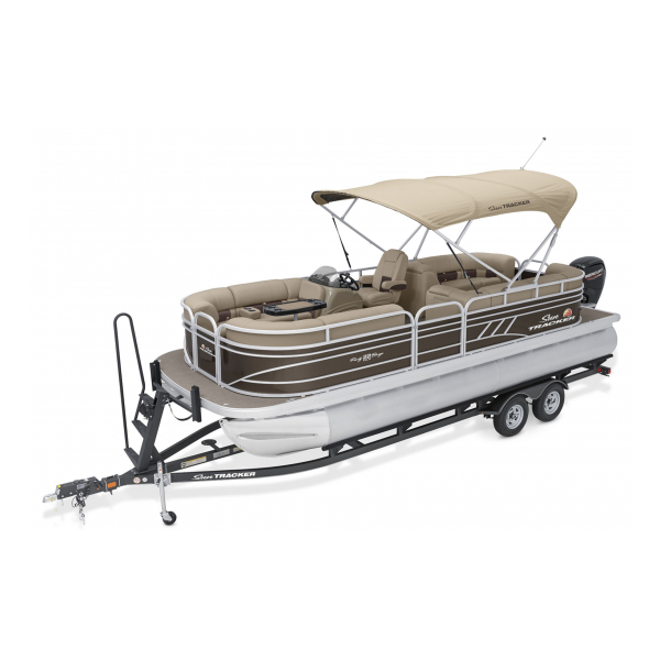 pontoon boat 2021 PARTY BARGE 22 DLX Exclusive Auto Marine power boat outboard motor