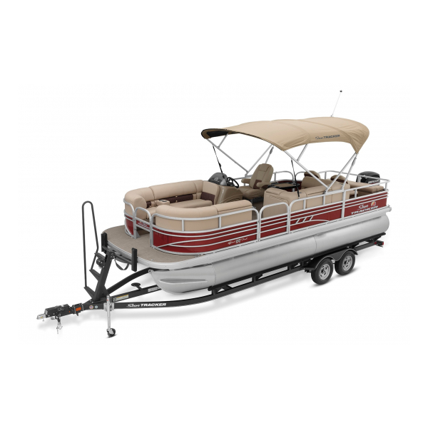 pontoon boat 2022 Suntracker SportFish 22 Exclusive Auto Marine  power boat outboard motor