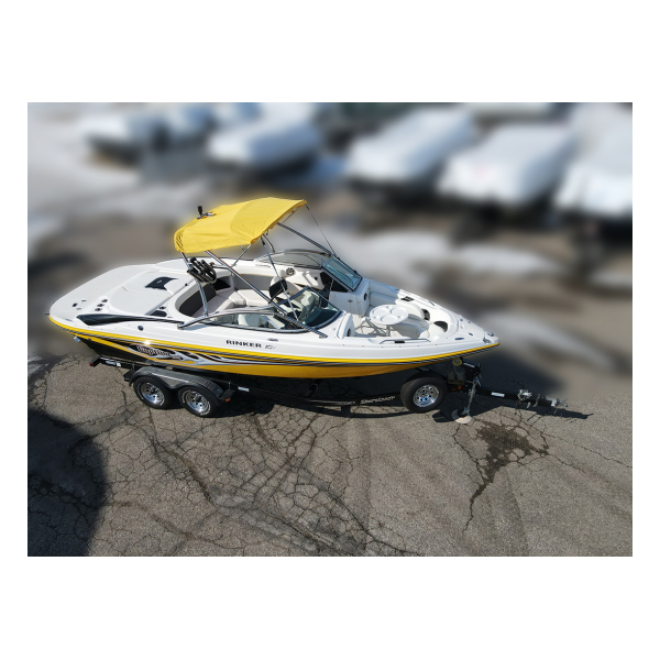 used bowrider boat 2009 Rinker Captiva 226 Exclusive Auto Marine, Pre-owned Boats, power boat, fiberglass boat, 