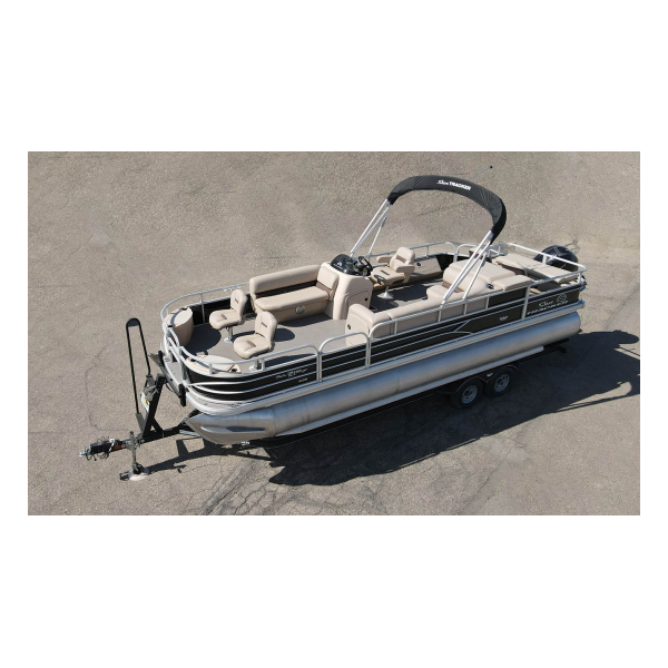 used pontoon boat, 2017 Sun Tracker Fishin' Barge 24 XP3, Exclusive Auto Marine, power boat, outboard motor, Mercury marine