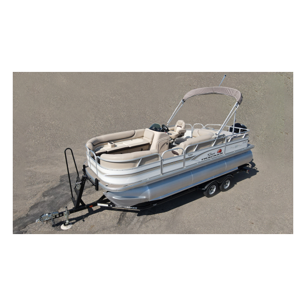 used pontoon boat, used tritoon boat, 2015 Sun Tracker Party Barge RF 22 XP3, power boat, outboard motor, Mercury marine