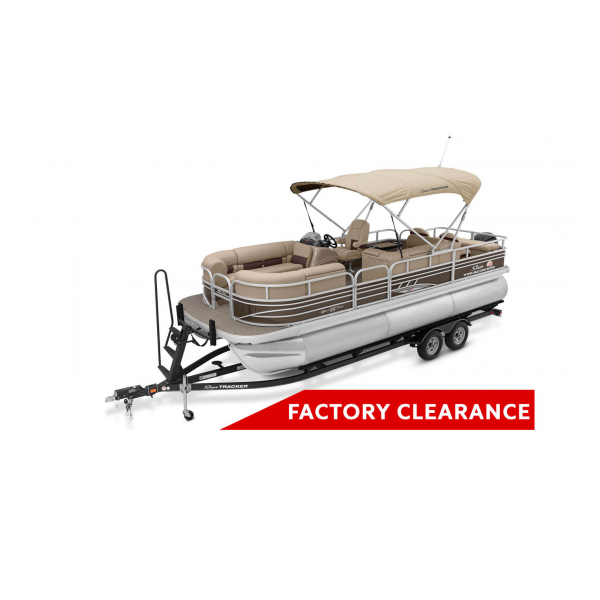 fishing pontoon boat 2022 Suntracker SportFish 22 XP3  Exclusive Auto Marine  power boat outboard motor