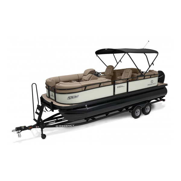 luxury pontoon boat  2024 Regency 230 DL3 Exclusive Auto Marine power boat outboard motor mercury marine