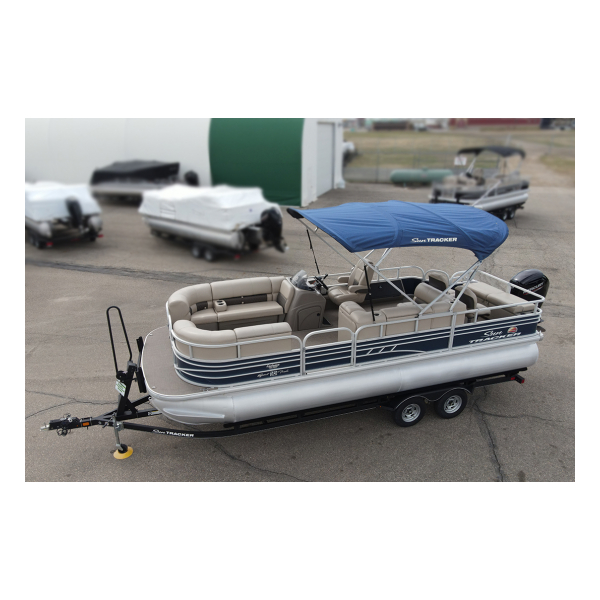 used pontoon boat, 2020 SportFish 22 DLX, power boat, outboard motors, Mercury marine