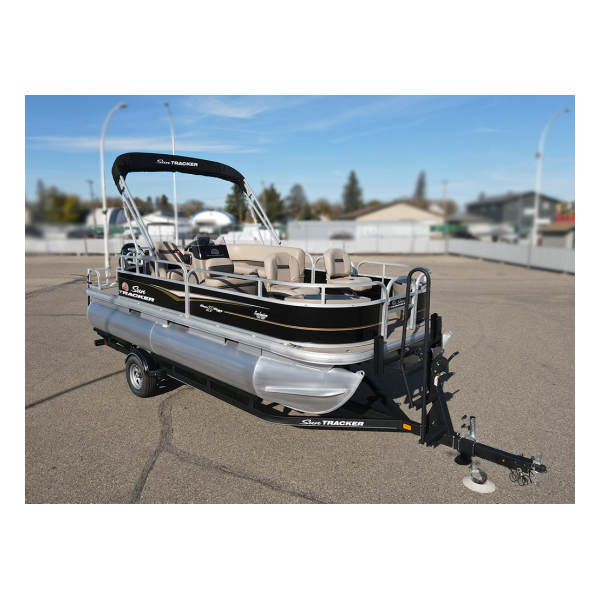 used pontoon boat, 2021 SunTracker Bass Buggy 18 DLX, Exclusive Auto Marine, power boat, outboard motors, Mercury marine