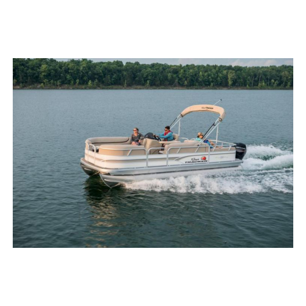 used pontoon boats, 2015 Party Barge RF 22 DLX, power boat, outboard motors, Mercury Marine