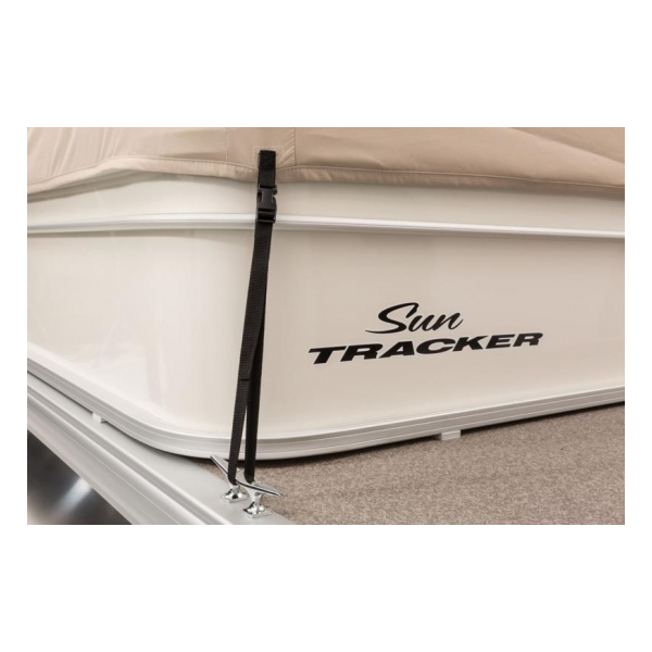Suntracker Pontoon Boat cover Rail-Lok system