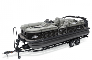 2022 Regency 230 LE3 Exclusive Auto Marine Luxury Pontoon power boat outboard motor