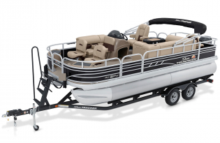 2023 Suntracker Fishin' Barge 20 DLX, Exclusive Auto Marine, fishing pontoon boat, power boat, outboard motors, mercury marine