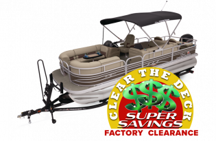 2023 Suntracker SportFish 22 DLX, Exclusive Auto Marine, fishing pontoon boat, power boat, outboard motor, mercury marine