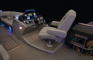 2022 Regency 230 LE3 Sport Exclusive Auto Marine Luxury Pontoon power boat outboard motor