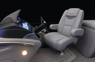 luxury pontoon boat 2024 Regency 230 LE3 Exclusive Auto Marine power boat outboard motor mercury marine